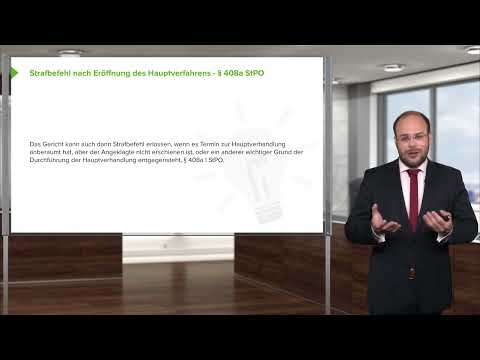 Strafrecht I Das Strafbefehlsverfahren (§ 407 StPO) I RA Stefan Koslowski