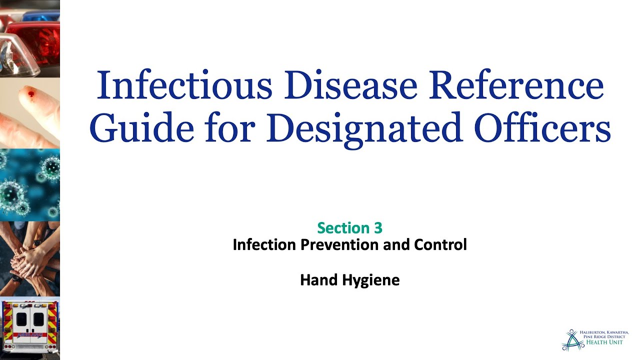 Designated Officers - Section 3 - Infection Prevention and Control - Hand Hygiene