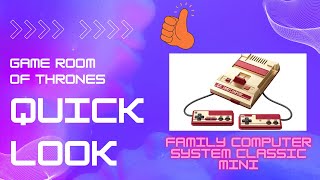 Quick Look - Nintendo Classic Family Computer System (Famicom) Mini Review #nintendo #famicom