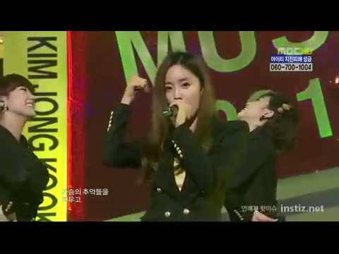 100206 Seeya, Davichi & T-ara - Wonder Woman @ MBC Music Core