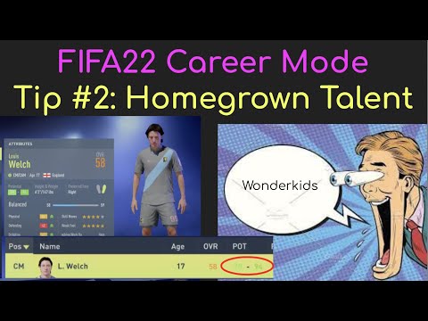 FIFA22 CAREER MODE: TIP#2 HOMEGROWN TALENT