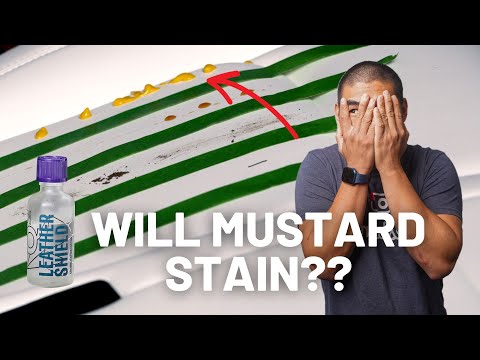 Gyeon Leather Shield Durability Test on Tesla White Seats