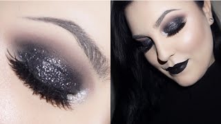 GLITTER SMOKEY EYE MAKEUP TUTORIAL