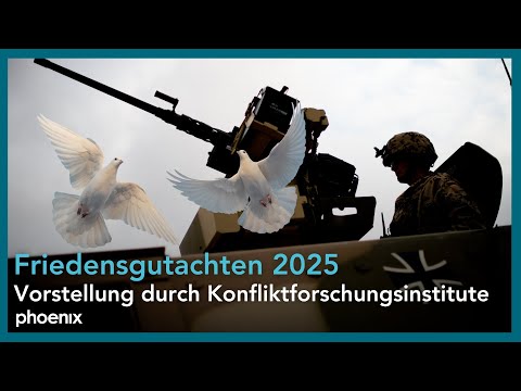 Video Thumbnail: Bundespressekonferenz: Vorstellung des Friedensgutachtens 2025