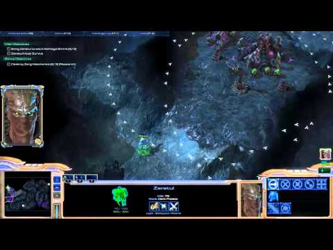 Starcraft II: Wings of Liberty Campaign 13. Prophecy Mission 1 - Whispers of Doom (3/3)