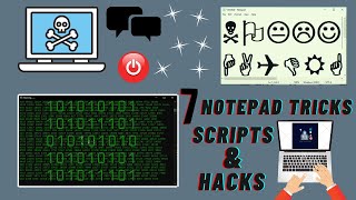 Download the video "Top 7 Notepad Tricks and Hacks | vbs Tricks .bat Tricks Notepad Fake Virus Script | Trix Tips & Fix"