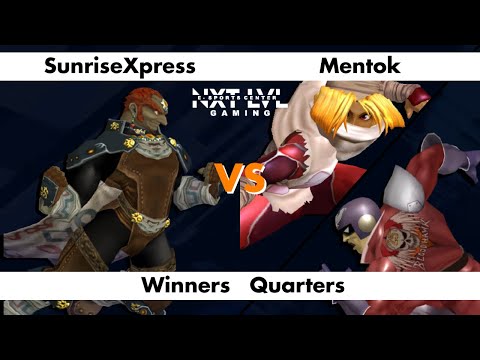 NXT LVL Gaming 16 - Winners Quarters - SunriseXpress (Ganon) vs Mentok (Sheik, Falcon) - SSBM Smash