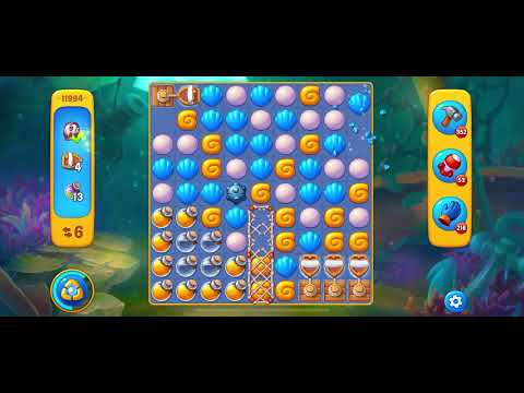 Fishdom level 11994 no boosters フィッシュダム ノーマル