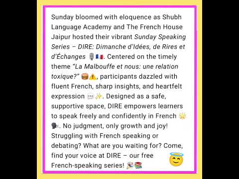 Junk Food #shubhlanguageacademy #thefrenchhousejaipur #french #tcfcanada #tefcanada #français