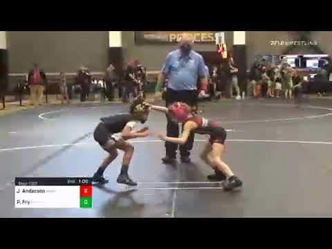 55 Lbs Prelims - Jaelyn Anderson, Nebraska Wrestling Academy Vs Piper Fry, Michigan Revolution