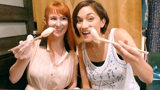 The only Organic Sushi in Japan With Rachel and Jun.