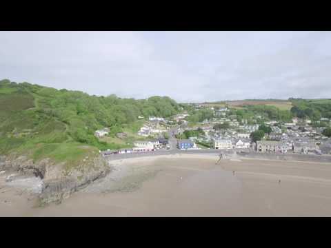 pendine sands, drone