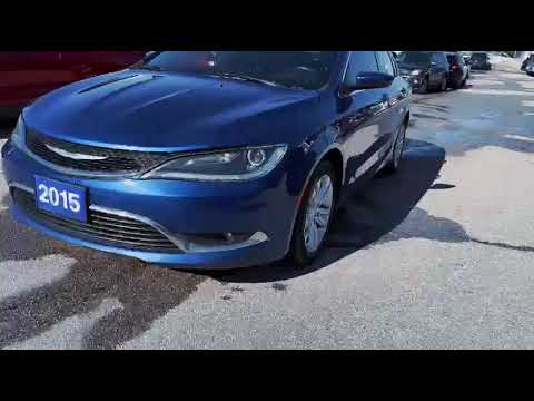 2015 Chrysler 200 4dr Sdn Limited FWD in Blue for sale at Pine Tree Ford in Woodbridge, ON