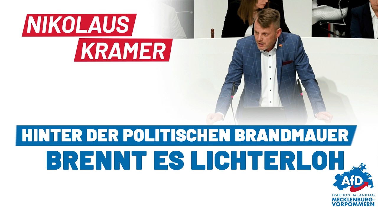 Nikolaus Kramer: Hinter der politischen Brandmauer brennt es lichterloh