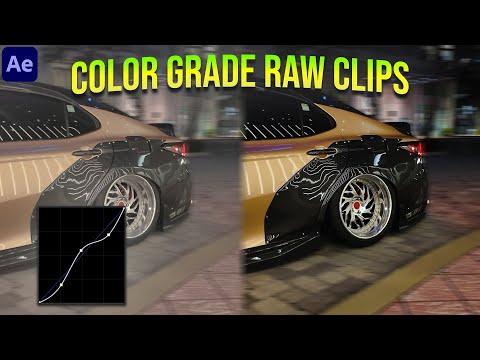 How I Color Grade RAW Footage in After Effects