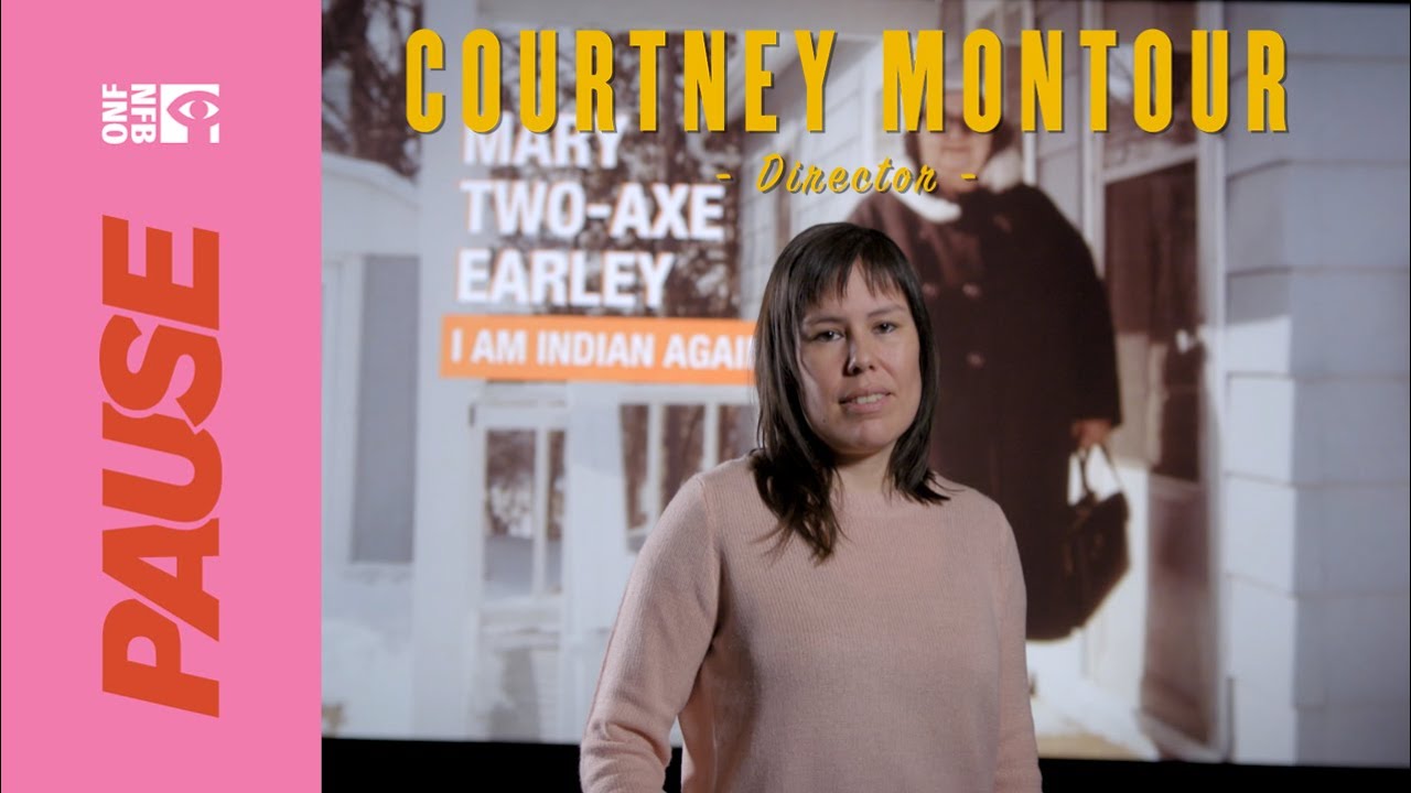 Video of Courtney Montour describing her new documentary on Mary Two-Axe Earley.