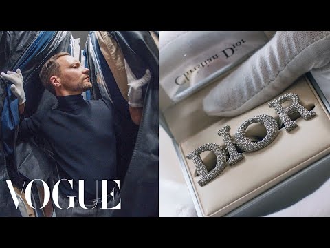 The John Galliano Collector That Wears Gloves To Handle His Clothing | Vogue