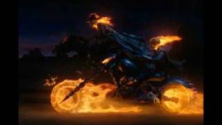 &quot;Ghost Riders in the Sky&quot; - Spiderbait.  From the movie &quot;Ghost Rider&quot;