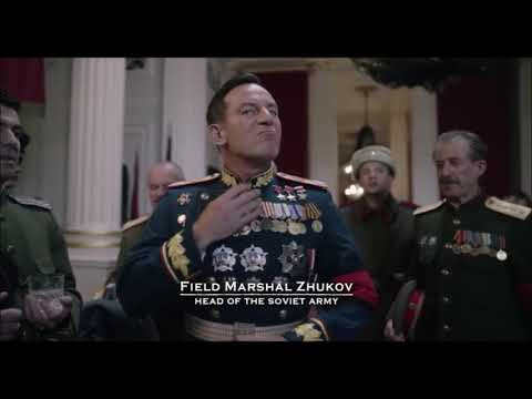 Field Marshal Zhukov entrance at The Death of Stalin