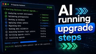 AI running upgrade steps live — based on custom skills & prompts | BC Demo