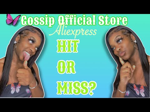 20” Lace Front Wig *Gossip Official Store {AliExpress}