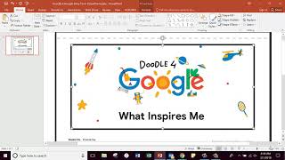 Doodle 4 Google Entry Form Submission Video Tutorial