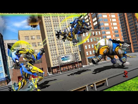 Elephant Robot Vs Lion Robot Transform War Games Cradley Creations Gameplay