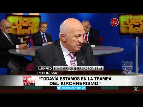 Aldo Rico en "A fuego lento" de C.Mariño y C.Reato - 23/11/16