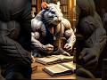 What Happened When Muscular Rat And Skinny Cat Channel Animals Muscle Bodybuilding Skinny