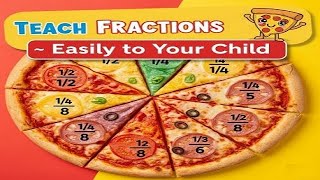 Teach Fractions 🍕 Easily to Your Child | Fun & Visual Math Learning for Kids📏