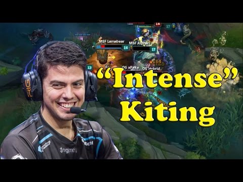 xPeke showing some intense kiting with his Sivir
