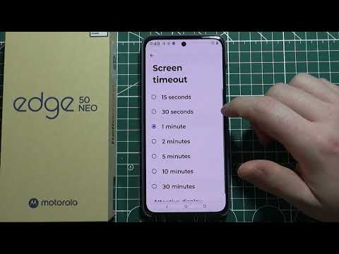 Motorola Edge 50 Neo: How to Change Display Timeout