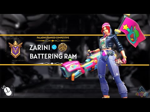 Best Tank Player In World Zarini (Grand Master) Paladins Ranked Competitive
