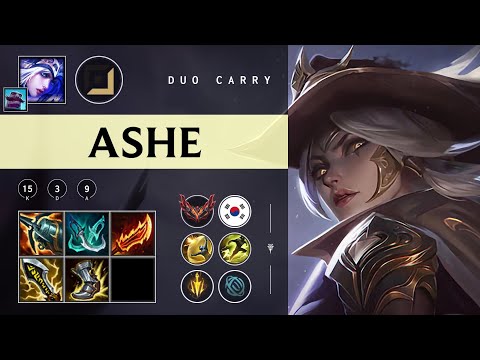 Ashe ADC vs Tristana - KR Grandmaster Patch 25.22