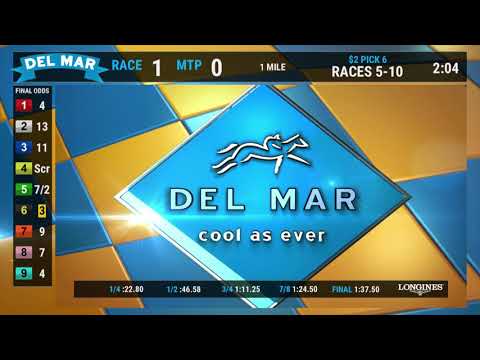 Popular Kid Wins Race 1 at Del Mar Races 7/18/18