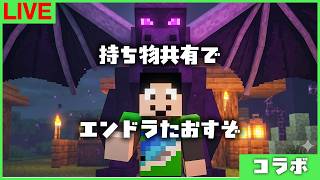 【マイクラ】インベントリ共有エンドラ討伐サバイバルらしい！【コラボ/まぐにぃ視点】