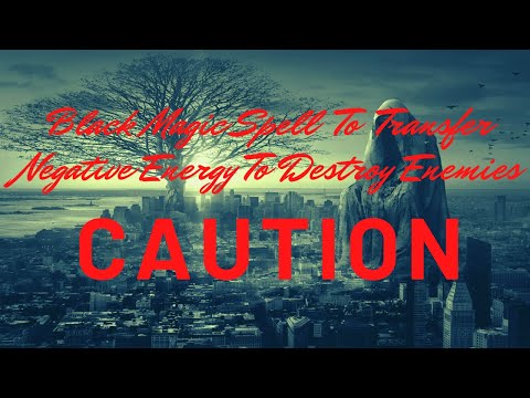 Black Magic Spell Subliminal To Transfer Negative Energy To Destroy Enemies [READ DESCRIPTION] 👁️⃤