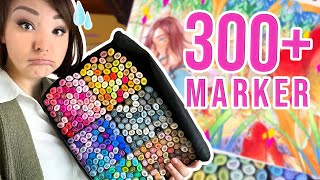 Ist DIESES SET das GELD WERT?! | +300 FARBEN im TEST | OHUHU 320 Marker Set Review
