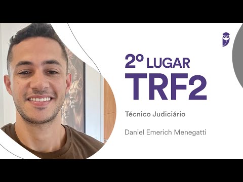 TRF2: Meet Daniel Emerich, approved in 2nd place for Judicial Technician - Administrative Area