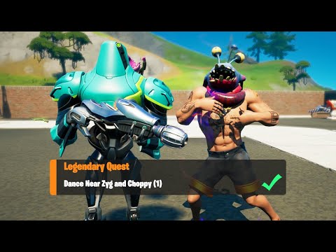 Dance Near Zyg and Choppy (1) - Fortnite Week 5 Legendary Quest