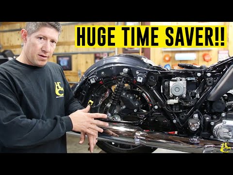 Use This Tip to Make Changing Harley Davidson Rear Wheels Effortless