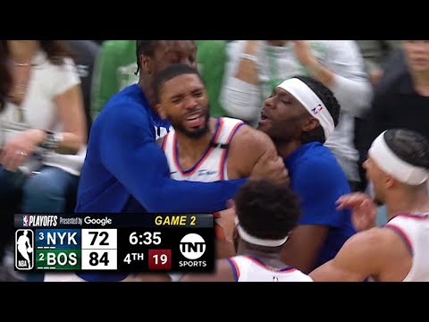 Final 6:35 INSANE GAME 2 ENDING! Celtics vs Knicks 👀 | May 7, 2025