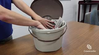 Learn How to Make Your Paper Bag for Your Compost Bin!