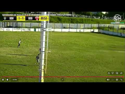 And the offside? An unusual goal was awarded to Defensores Vilelas vs 8 de Diciembre @programaoff...