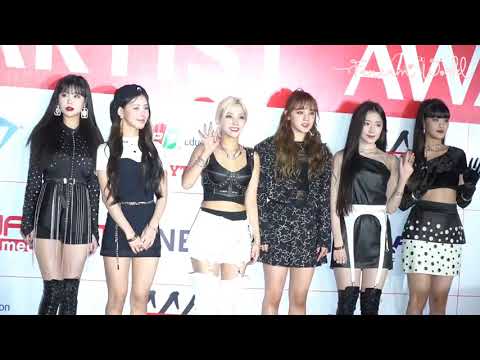(G)I-DLE (여자)아이들 IN AAA 2019 - RED CARPET SUPER FOCUS | (G)I-DLE IN VIET NAM | FANCAM HD 26.11.19