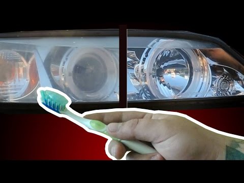 Jak odnowić reflektory pastą do zębów w 15 min?