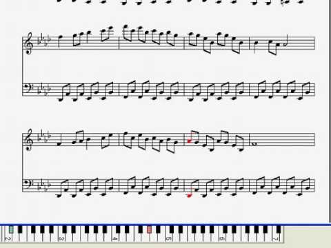 東方ピアノEasyモード　花は幻想のままに