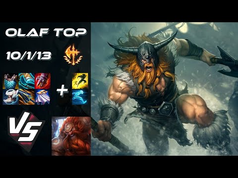 TOP Olaf vs Gragas - EU Grandmaster Patch 14.5.1