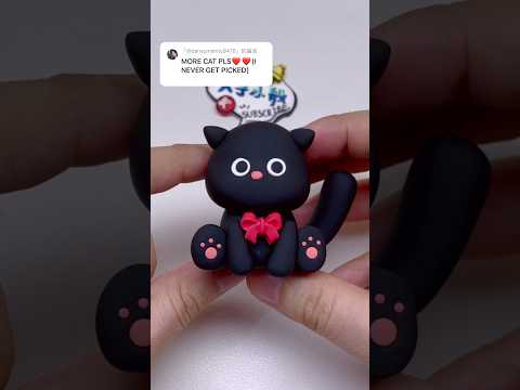 Cat 🐈‍⬛ #clay #clayart #cat #shots