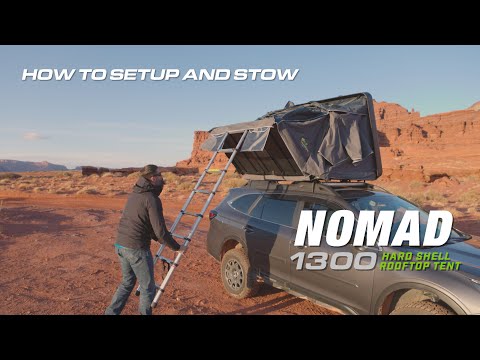 How To Setup and Stow Your Nomad 1300 Rooftop Tent | Ironman 4x4 America